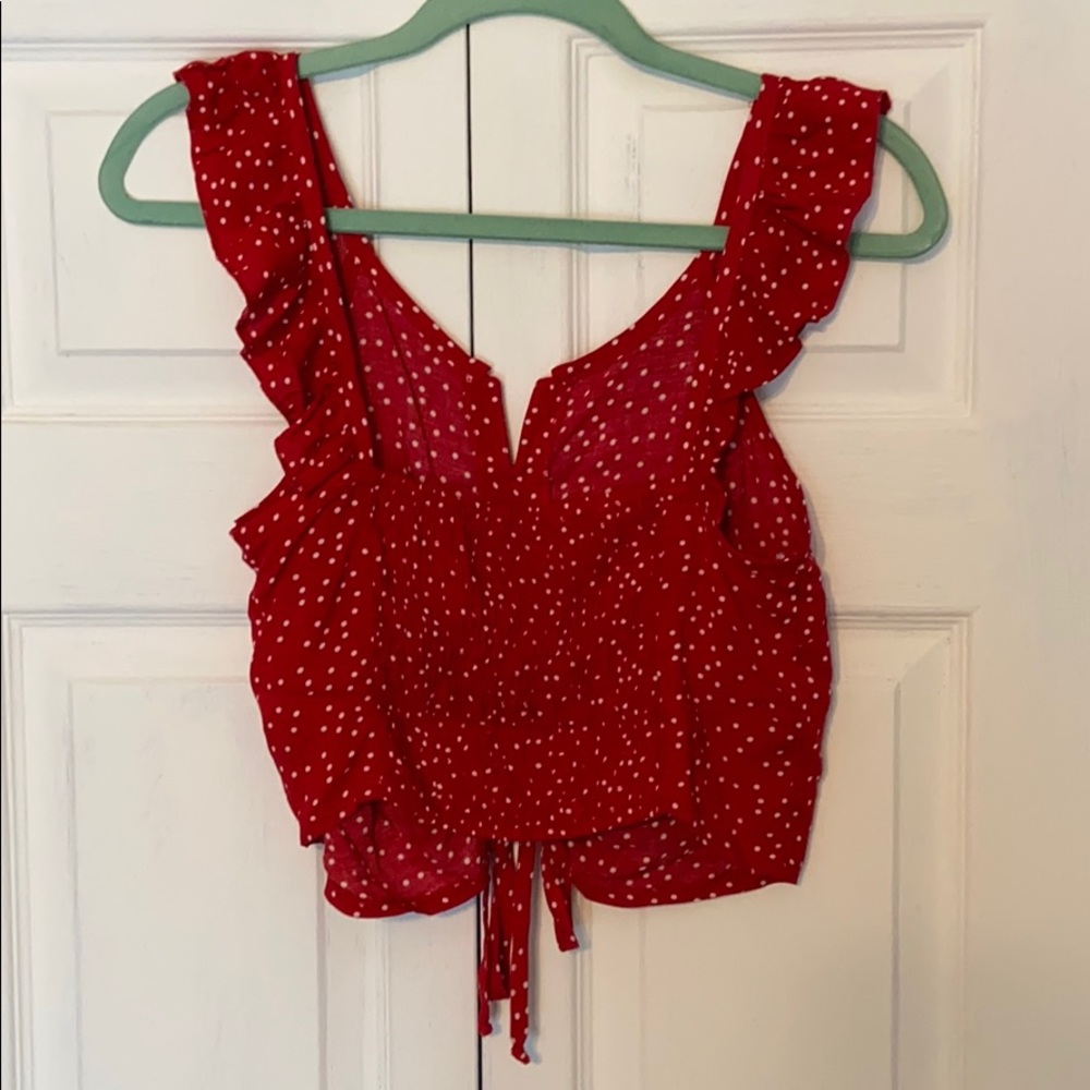 Off The Shoulder Crop Top - Picture 2 of 4